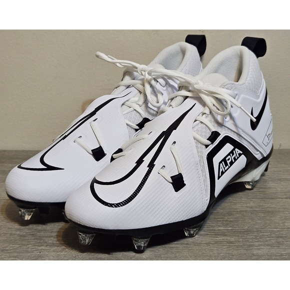 Nike Football Cleats‎ Detachable Mens Sz 11 Alpha Menace Pro 3 White DH3293-100